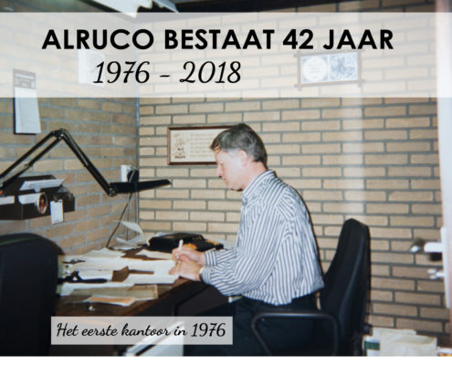 Alruco bestaat 42 jaar, van 1976 tot 2018