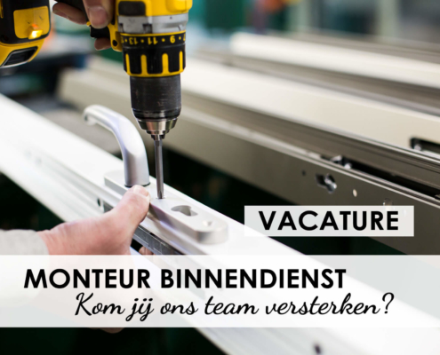 vacature monteur binnendienst