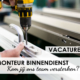 vacature monteur binnendienst