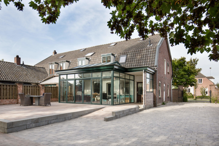 Tuinkamer in Hooge Mierde compleet inclusief bouwkundige werkzaamheden door Alruco gerealiseerd.