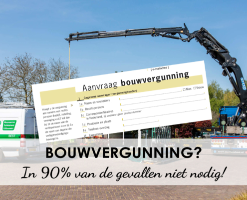 bouwvergunning nodig serre aanbouw