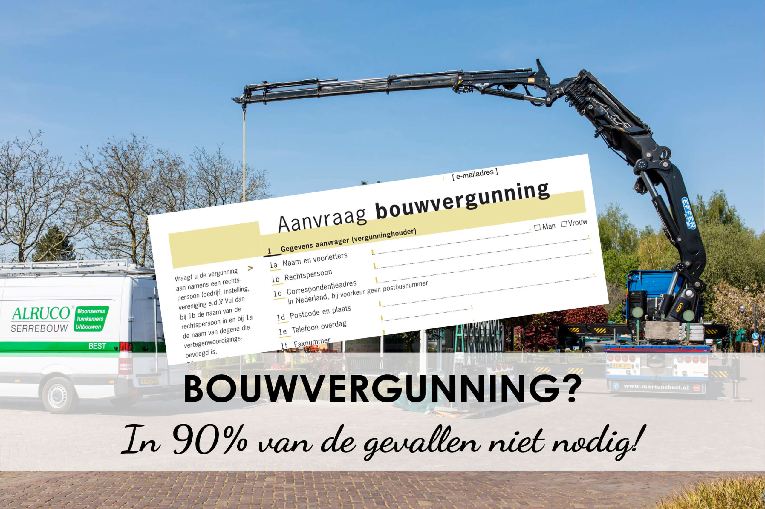 bouwvergunning nodig serre aanbouw