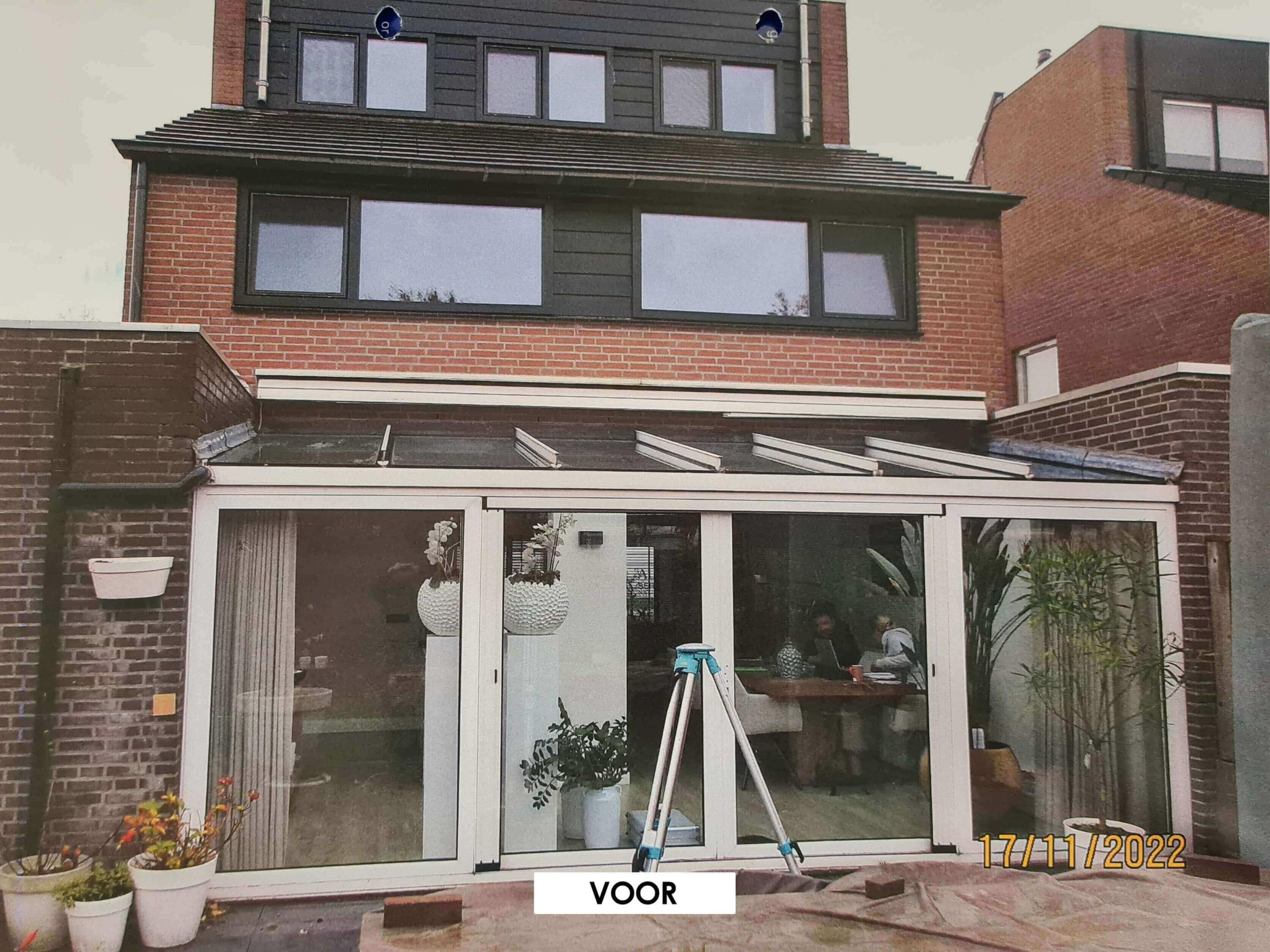 Vervangen van een oude serre naar een prachtige nieuwe serre