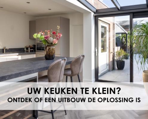 Uw keuken te klein, ontdek of een uitbouw de oplossing is