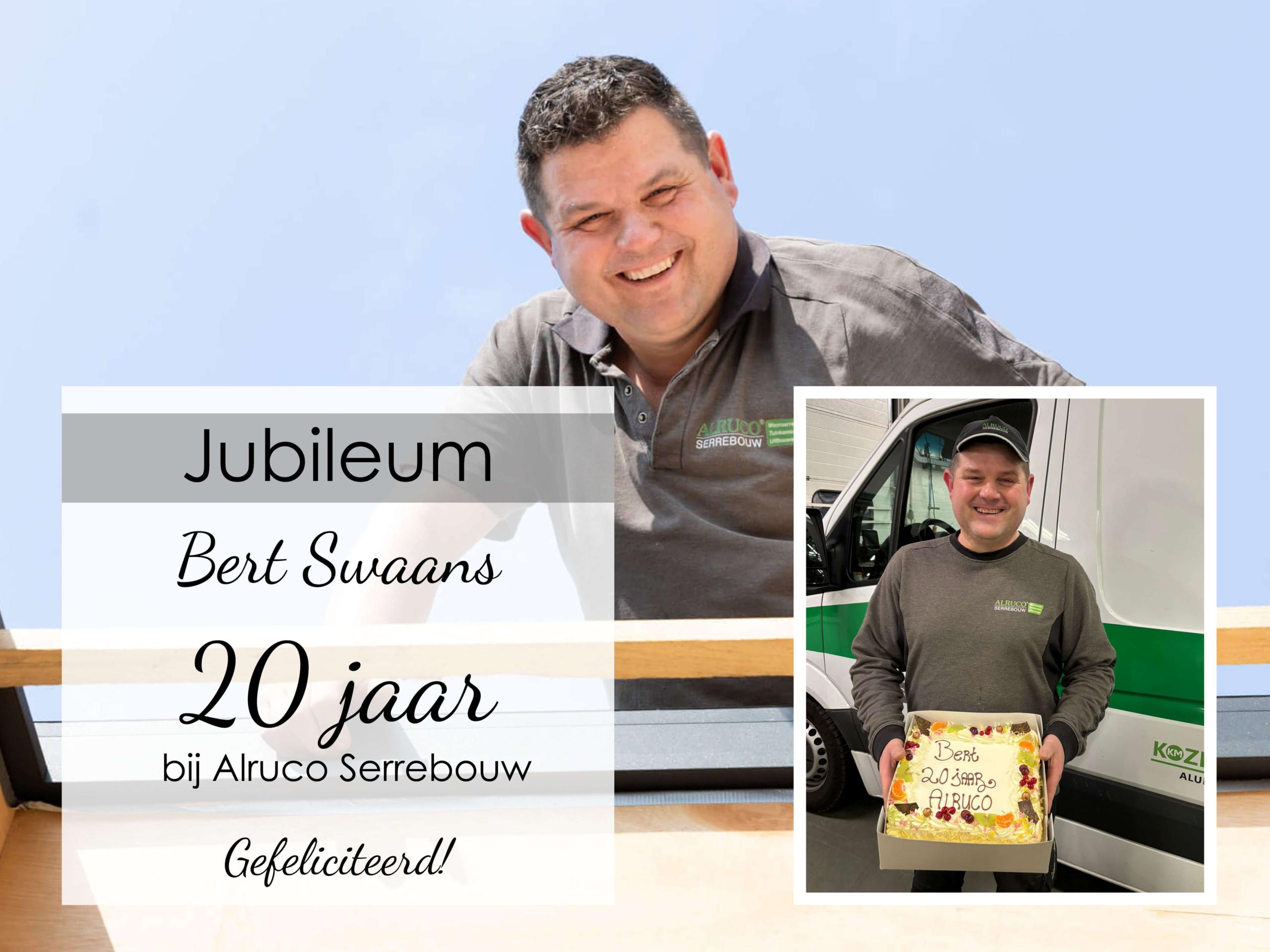 Bert 20 jaar bij Alruco Bert 20 jaar bij Alruco
