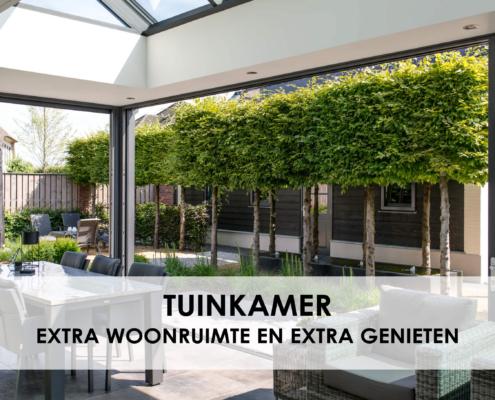 Tuinkamer extra woonoppervlakte