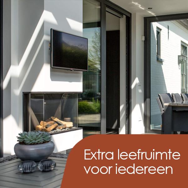 Tuinkamer woonoppervlakte